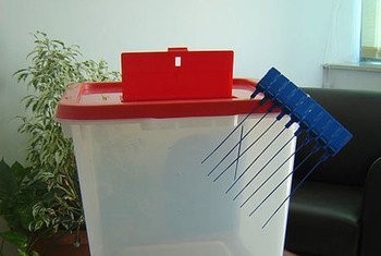 Urna electoral. Foto de archivo.