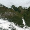 Imagen de satélite del Refugio Nacional de Vida Silvestre del Ártico. 