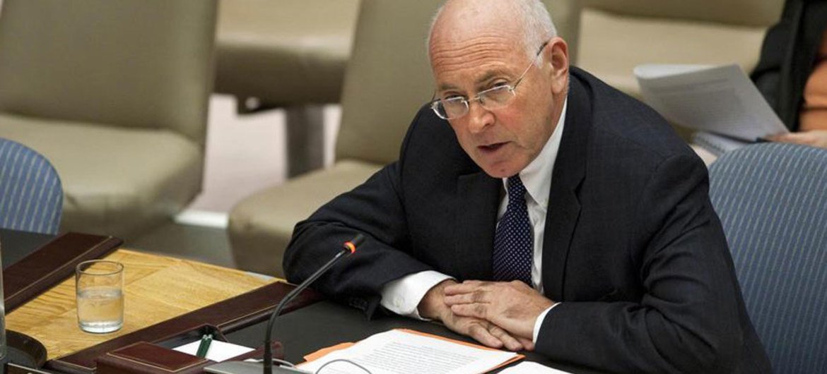 Le Représentant spécial de l'ONU pour la Libye, Ian Martin. Photo ONU/Ryan Brown