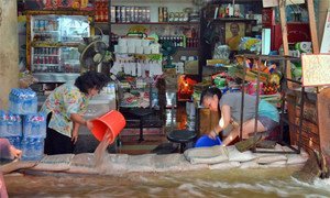 Unusually heavy rainfall in Thailand has left vast swathes of the country including the capital, Bangkok, inundated