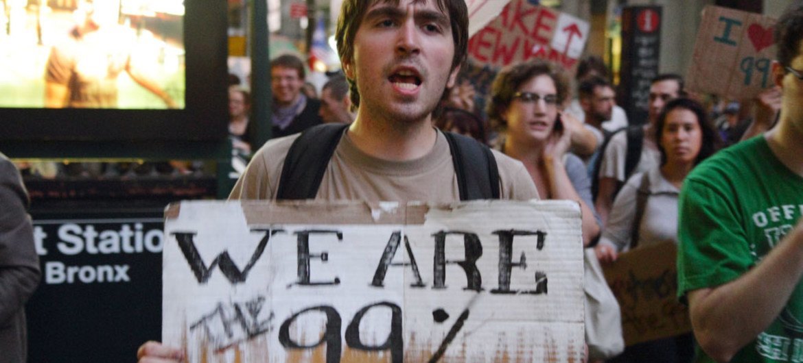 Young people have protested around the world for more jobs and equality