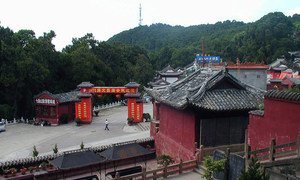 Qiqushan-Temple, Sichuan, China.
