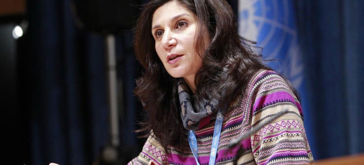Faiza Patel, Chairperson of the Working Group on Mercenaries.