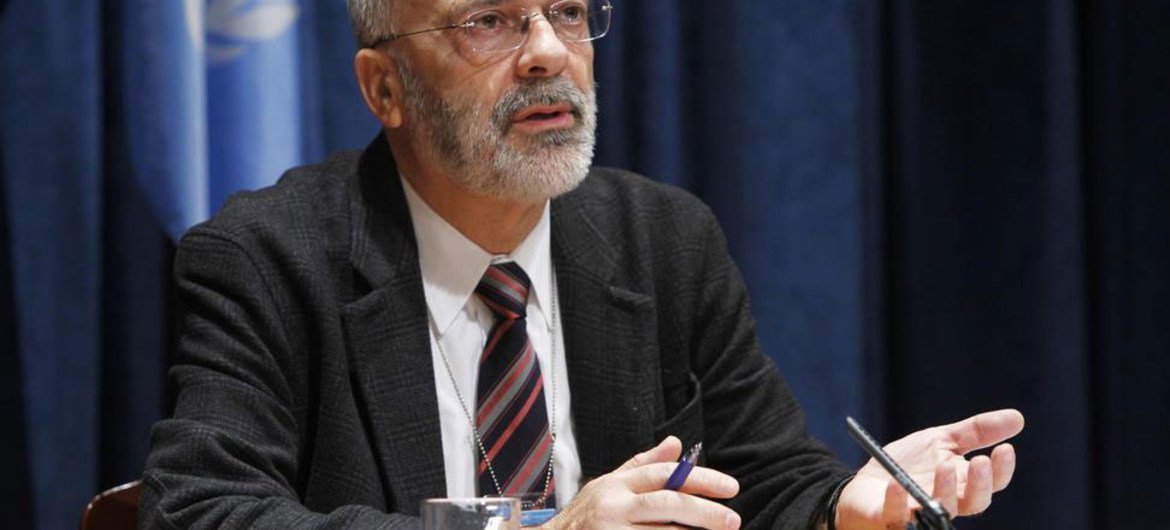 Milorad Kovacevic, chef statisticien pour le Rapport sur le développement humain.