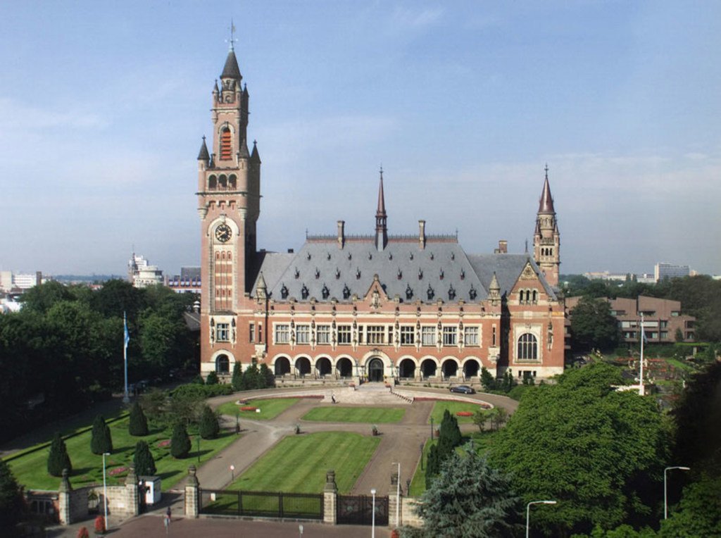 Le Palais de la Paix, où siège la Cour internationale de Justice (CIJ).