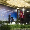Secretary-General Ban Ki-moon addresses the ASEAN Business and Investment Summit in Bali, Indonesia