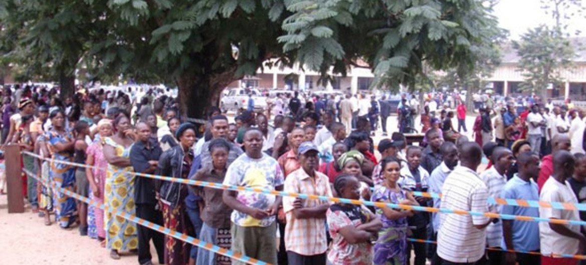 Les habitants de Kisangani sont sortis massivement pour voter le 28 novembre 2011.