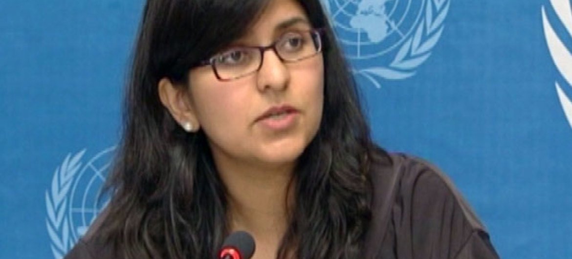رافينا شمدساني، المتحدثة باسم مكتب المفوض السامي لحقوق الانسان.