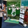 Playing a ball game at the IFAD booth at the UN Climate Change Conference in Durban, South Africa