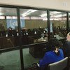 Une audience au Tribunal pénal international pour le Rwanda en 1998.