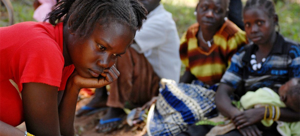 Civilians displaced by increasing LRA attacks.
