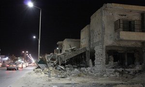 Misrata a été sérieusement endommagée par des combats lors de la guerre civile en Libye en 2011.