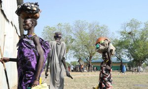 Internally displaced women in South Sudan.