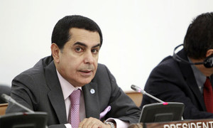 Nassir Abdulaziz Al-Nasser, President of the General Assembly.