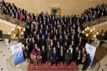 Group photo of some of the delegates attending the Education World Forum taking place in London – EWF/David Weston