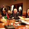 SRSG Ian Martin makes a point during a meeting with local military and civilian councils of revolutionaries in the city of Zawia west of Tripoli during a visit to Libya on 10.11.11.