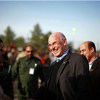 Le Représentant spécial de l'ONU en Libye, Ian Martin (au centre). Photo ONU/Iason Foounten