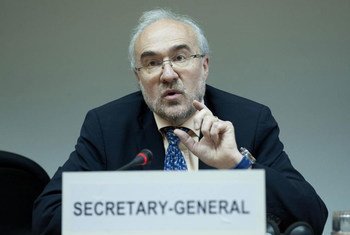 Le Secrétaire général de l'OMM, Michel Jarraud. Photo ONU/Jean-Marc Ferré