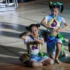 Young dancers from Guangdong Province performed at UN Headquarters to celebrate China’s intangible cultural heritage and ring in the Year of the Dragon.