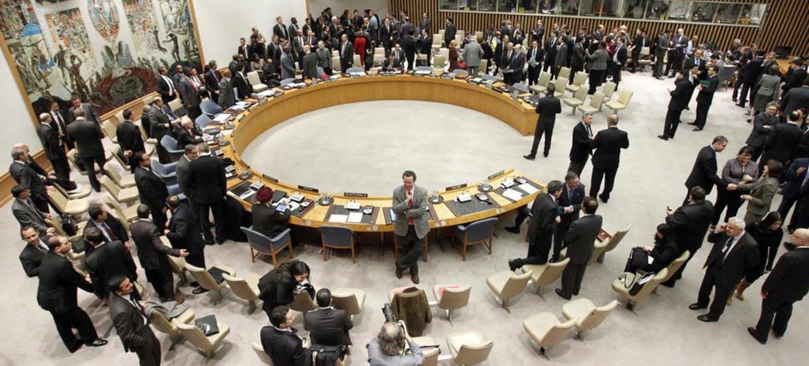Le Conseil de sécurité. Photo ONU/JC McIlwaine