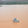 Flood waters in Madagascar after Cyclone Bingiza struck the Indian Ocean island of Madagascar on 14 February 2011.