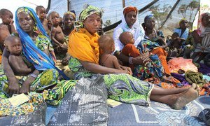 Des mères et des enfants dans la région de Maradai au Niger.