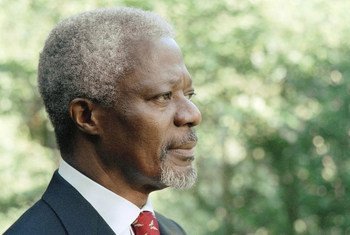 L'ancien Secrétaire général de l'ONU Kofi Annan. Photo ONU/Evan Schneider