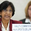 la Haut commissaire des Nations Unies aux droits de l’homme, Navi Pillay. Photo ONU/Jean-Marc Ferré