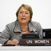 La Directrice exécutive d’ONU-Femmes, Michelle Bachelet.