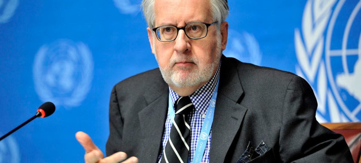 Paulo Pinheiro, Chairperson of the  Commission of inquiry on Syria.