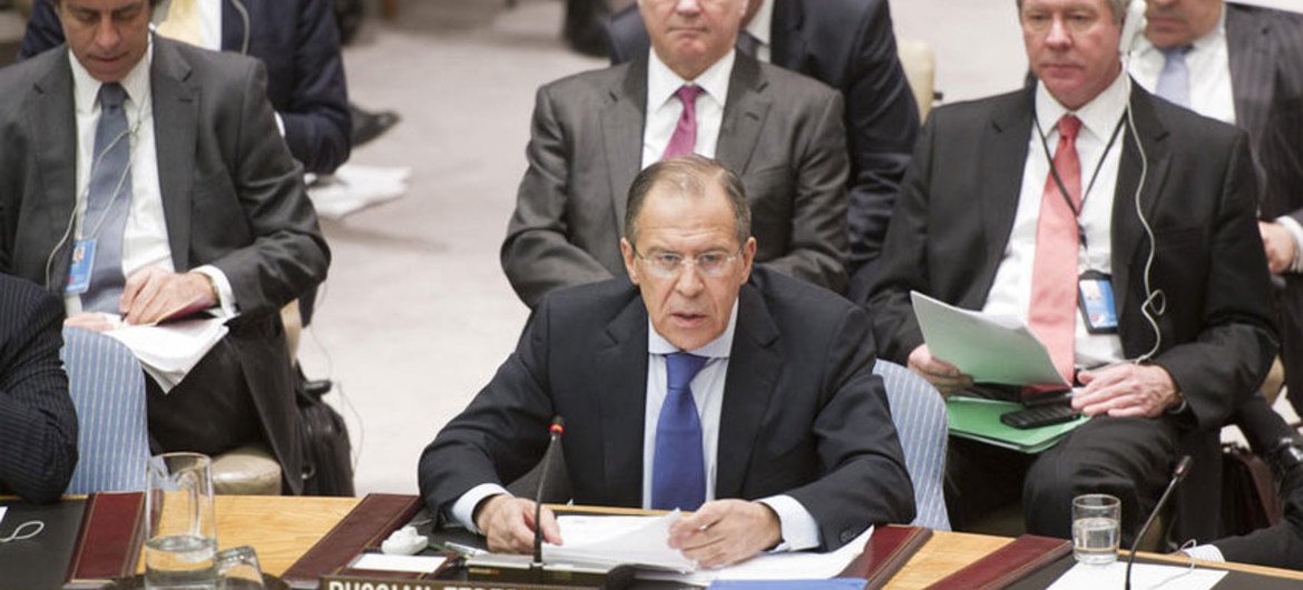 El ministro de Exteriores ruso, Sergei Lavrov  Foto archivo: Mark Garten
