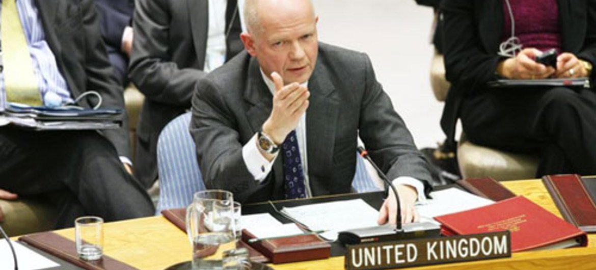 Secretary of State for Foreign and Commonwealth Affairs of the United Kingdom William Hague.