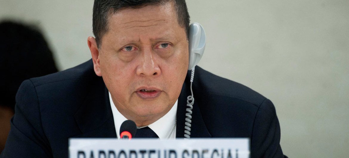 Marzuki Darusman, relator especial de la ONU sobre los derechos humanos en la República Popular Democrática de Corea. Foto: ONU/Jean-Marc Ferré