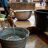 Robinet d'eau potable à Bonsaaso au Ghana.