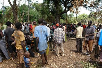 UNHCR visits civilians in South Sudan displaced by Lord’s Resistance Army.