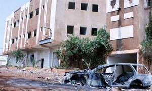 A Tuareg clinic in Kati, Mali, that was recently ransacked.