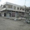 The city of Homs in Syria has been extensively damaged by government shelling.