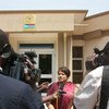 Radhika Coomaraswamy, SRSG for Children and Armed Conflict  speaks to the press in South Sudan.