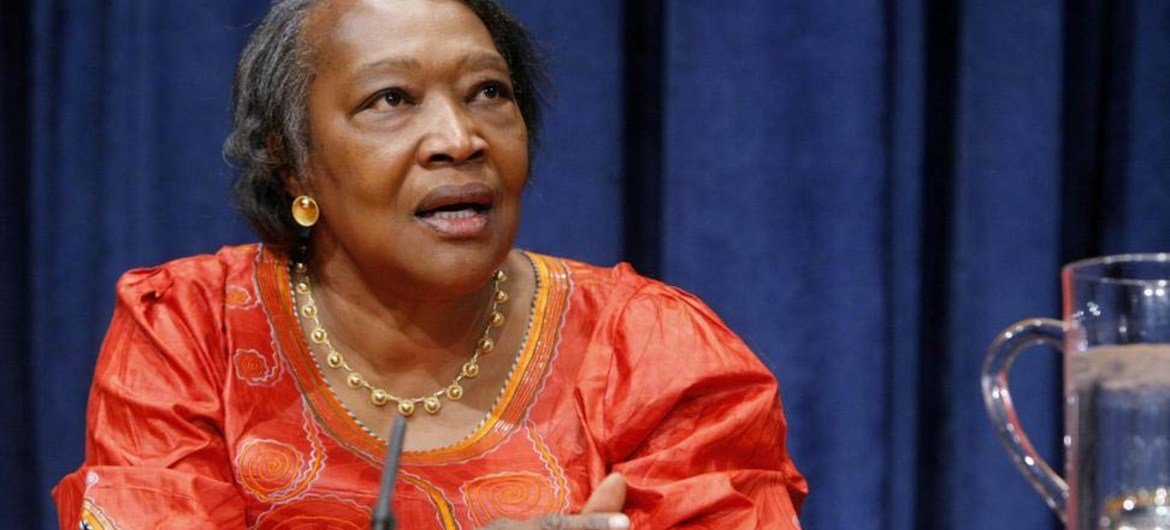 La Représentante spéciale du Secrétaire général pour la République centrafricaine, Margaret Vogt.