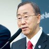 Le Secrétaire général de l'ONU, Ban Ki-moon. Photo ONU/Mark Garten