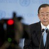 Le Secrétaire général Ban Ki-moon. Photo ONU/Mark Garten