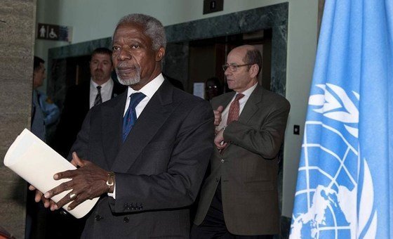 Кофи Аннан призвал все сирийские стороны  сложить оружие и соблюдать  режим прекращения  насилия