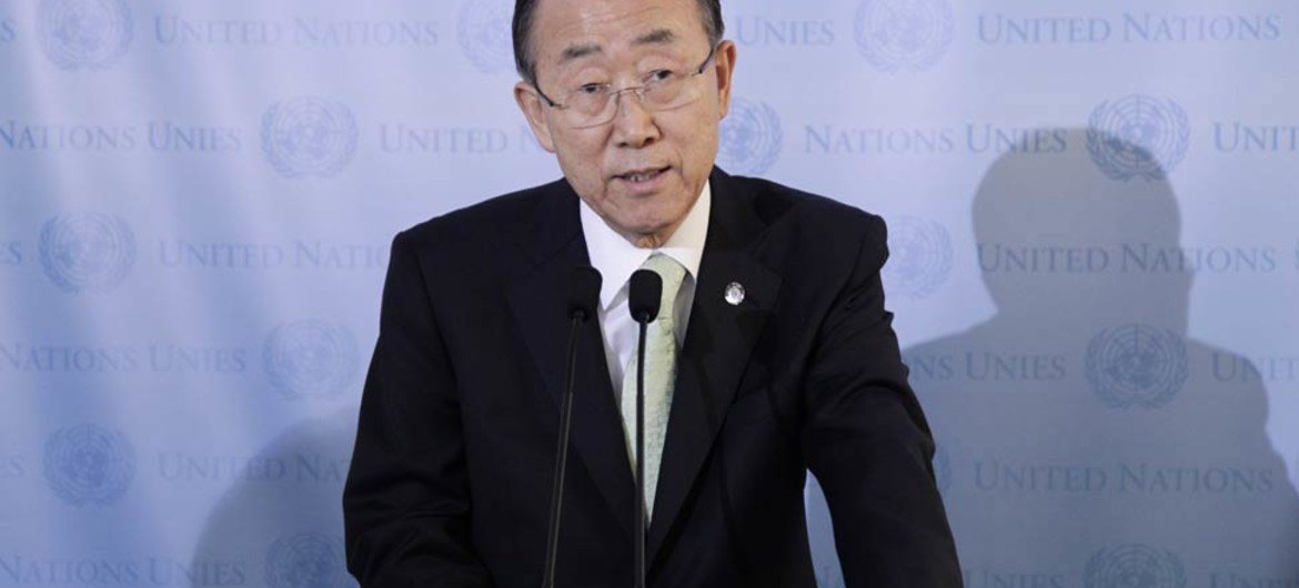 Secretary-General Ban Ki-moon announces visit to Myanmar.
