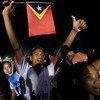 Thousands of Timorese citizens celebrate the inauguration of President Taur Matan Ruak, which coincided with independence festivities.