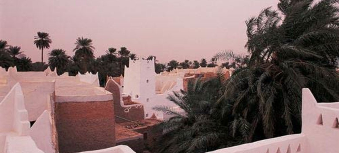 Ghadamès, la "perle du désert", un des sites libyens inscrits au Patrimoine mondiale de l'UNESCO.