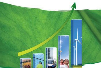 Couverture d'un nouveau rapport de L'ESCAP qui propose aux pays d'Asie-Pacifique des réformes pour opérer une transition vers la croissance verte.