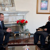 UNODC Executive Director Yury Fedotov meets with President Hamid Karzai.