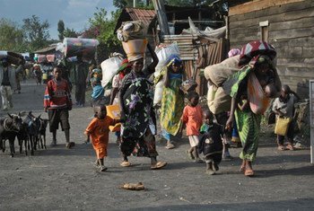 Des déplacés du Nord Kivu en RDC.