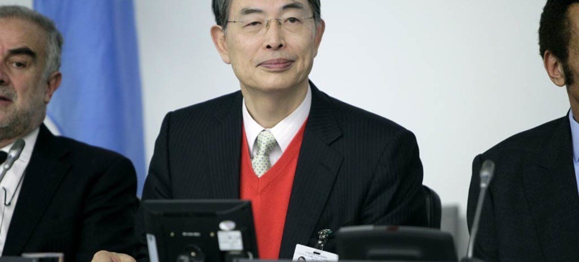 Le Président de la CPI, le juge Sang-Hyun Song. Photo ONU/Paulo Filgueiras