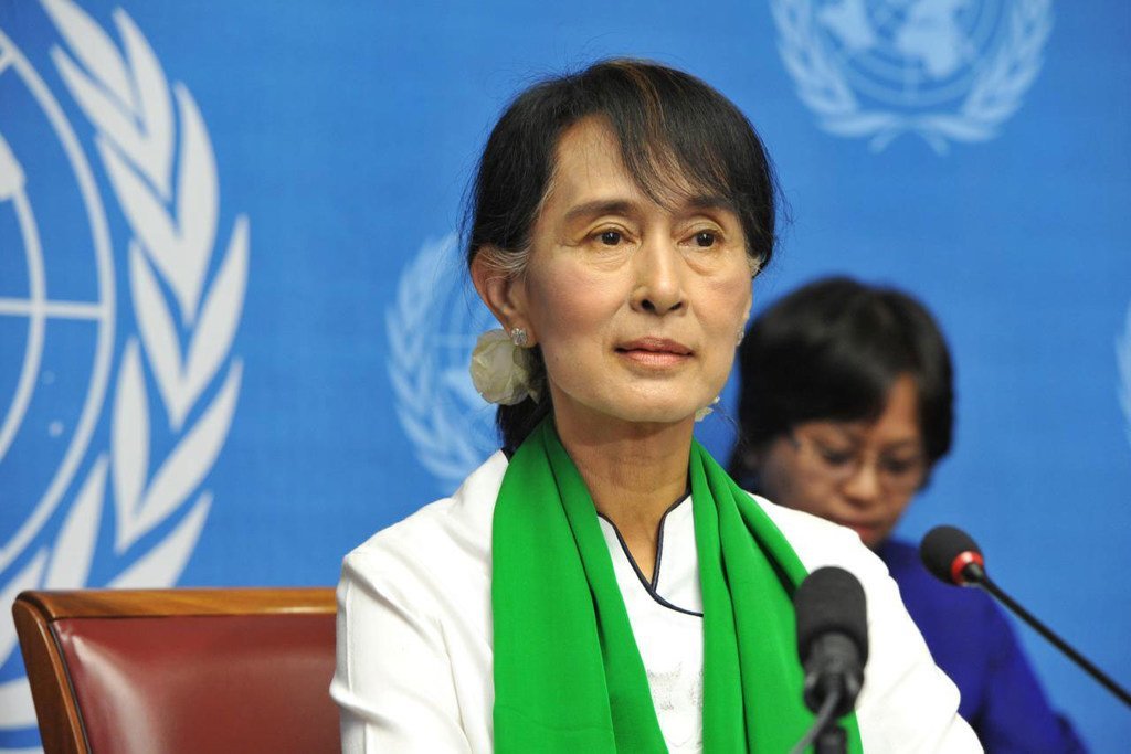 缅甸全国民主联盟主席昂山素季